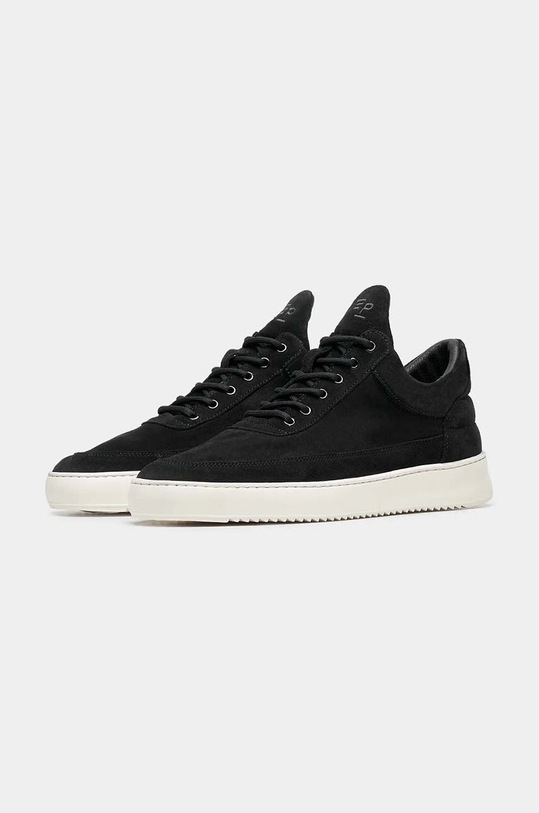 Semišové tenisky Filling Pieces Low Top Suede Organic 10122791861 černá SS24