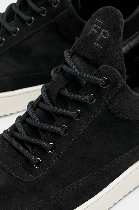 Semišové tenisky Filling Pieces Low Top Suede Organic 10122791861 černá