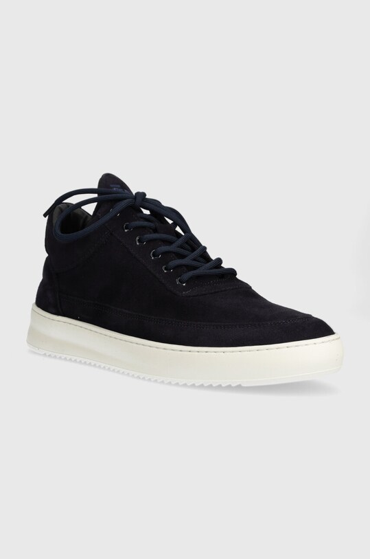 Semišové tenisky Filling Pieces Low Top Suede Organic 10122791658 tmavomodrá SS24