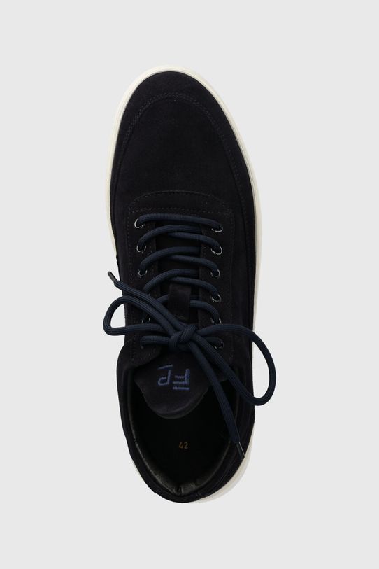 Замшеві кросівки Filling Pieces Low Top Suede Organic темно-синій 10122791658