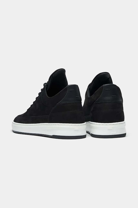 Boty Semišové tenisky Filling Pieces Low Top Base 10120591861 černá