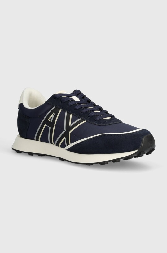 Armani Exchange sneakersy tekstylny granatowy XUX157.XV588.T717