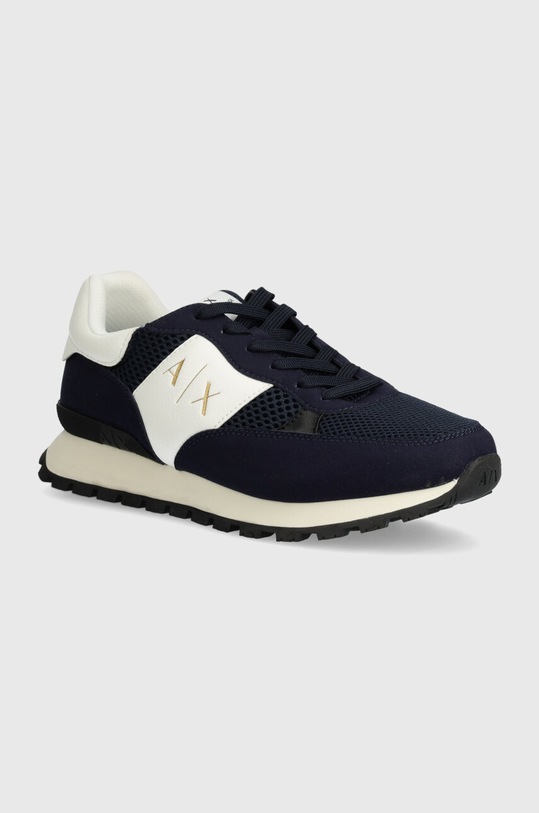 Armani Exchange sneakersy tekstylny granatowy XUX181.XV807.K568