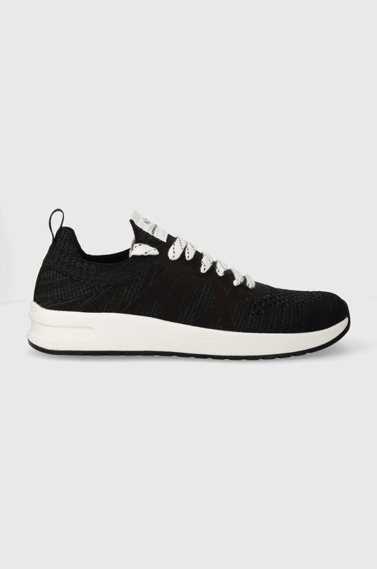 Armani Exchange sneakers mic de statură negru XUX207.XV810.S279