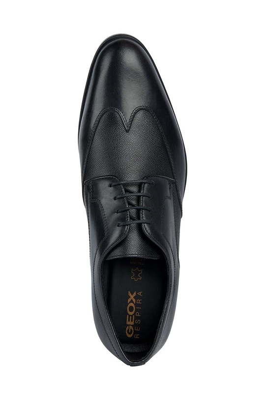 Geox półbuty skórzane U IACOPO A U359GA.04347.C9999 czarny