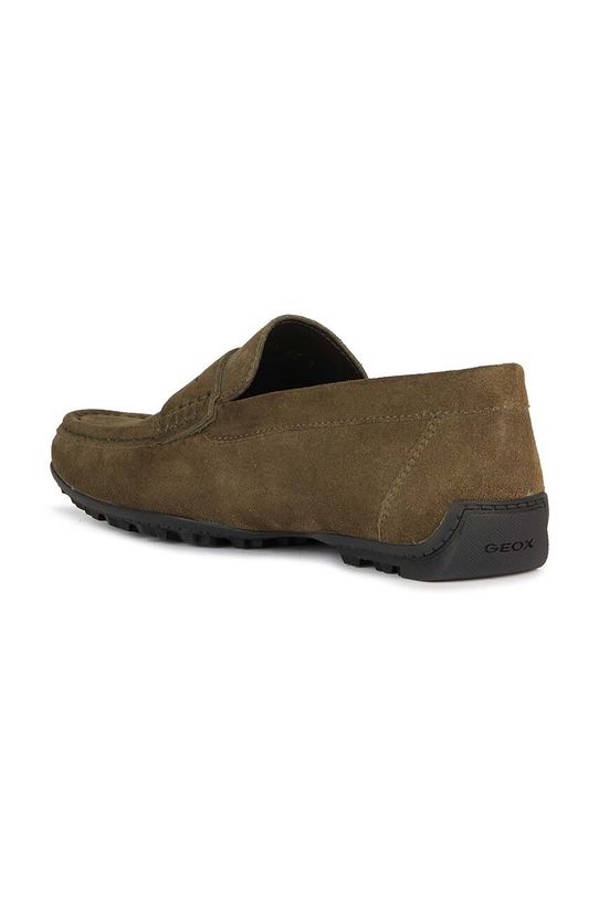 Geox mocasini din piele intoarsa U KOSMOPOLIS + GRIP verde U36CFA.00022.C3009
