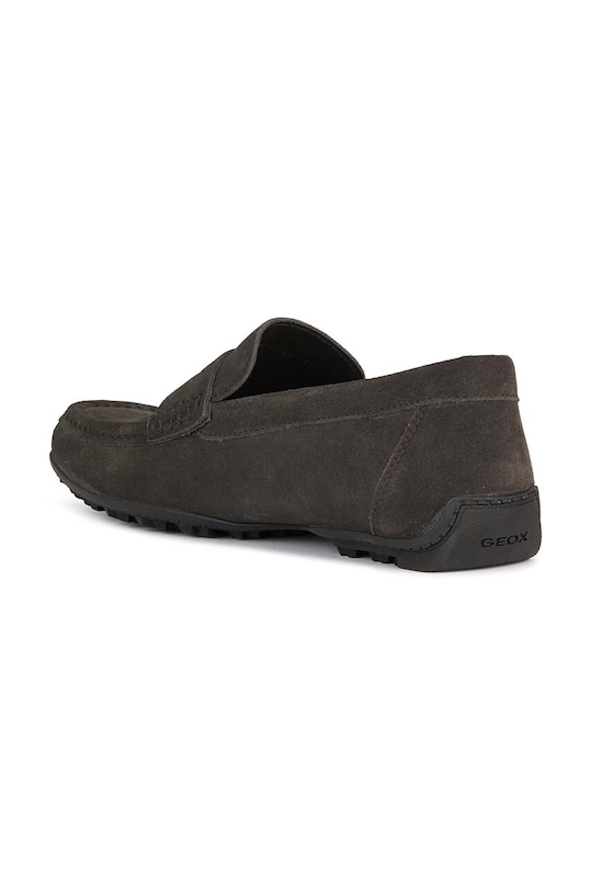 Semišové mokasíny Geox U KOSMOPOLIS + GRIP šedá U36CFA.00022.C6372