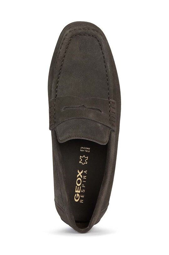 Geox mocasini din piele intoarsa U KOSMOPOLIS + GRIP U36CFA.00022.C6372 gri