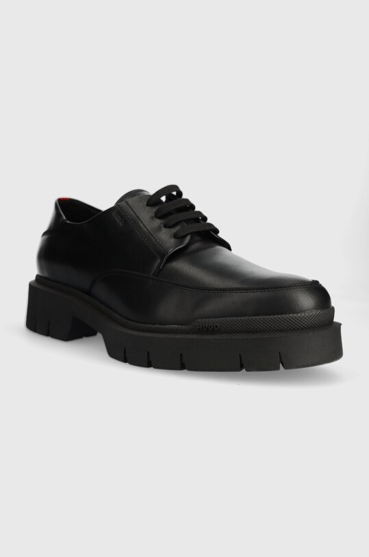 HUGO pantofi de piele Denzel 50517228.001 negru SS24