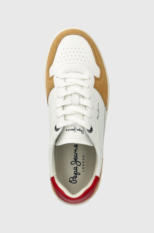 Kožené tenisky Pepe Jeans PMS00008 biela PMS00008