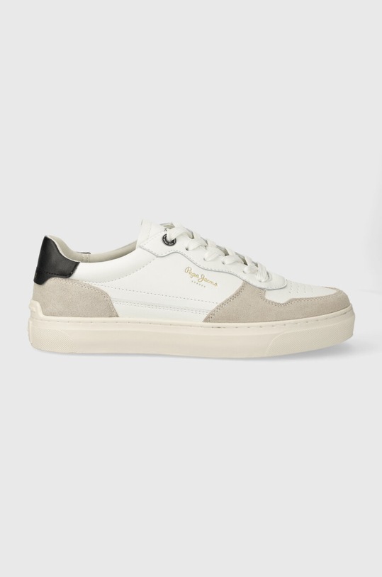 Kožené tenisky Pepe Jeans PMS00008 nízky béžová PMS00008