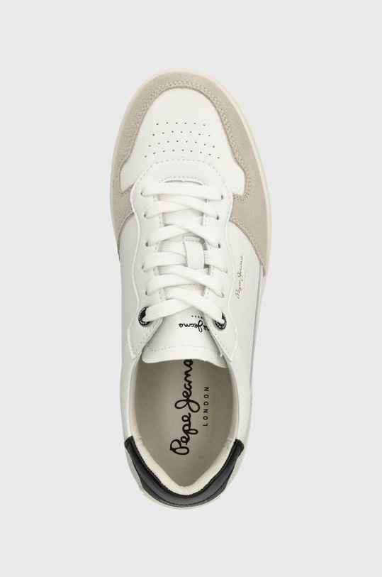 Kožené tenisky Pepe Jeans PMS00008 béžová PMS00008