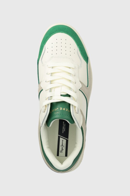 Kožené tenisky Pepe Jeans PMS00015 zelená PMS00015