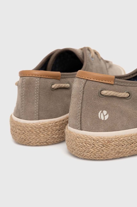 Obuwie Pepe Jeans espadryle zamszowe PMS10325 PMS10325 beżowy