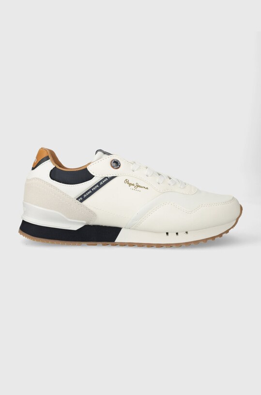 Tenisky Pepe Jeans PMS40002 imitácia kože biela PMS40002