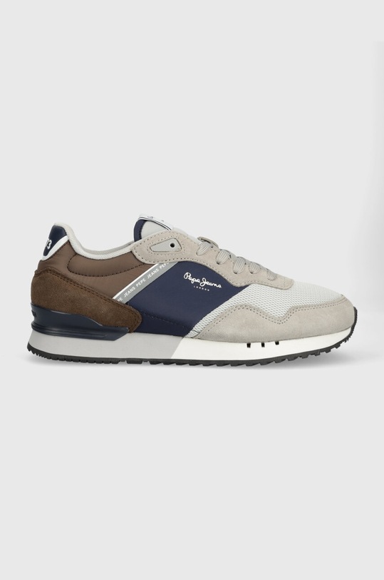 Αθλητικά Pepe Jeans PMS40003 δέρμα σαμουά γκρί PMS40003