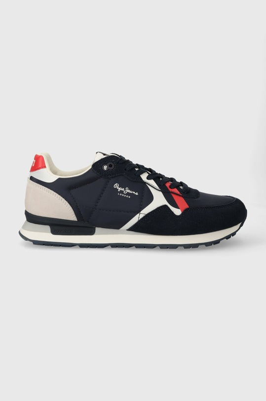 Pepe Jeans sneakersy PMS40007 tekstylny granatowy PMS40007