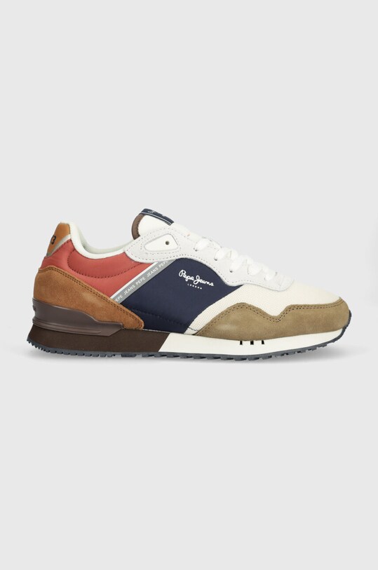 Pepe Jeans sportcipő PMS40011 velúr bőr barna PMS40011