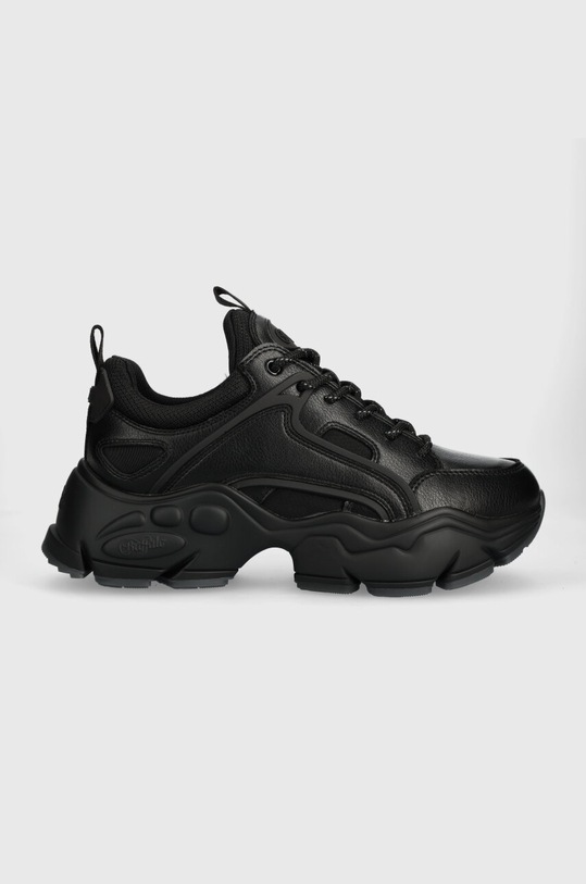 Buffalo sneakersy Binary C Bs imitacja skóry licowej czarny 1410076.BLK