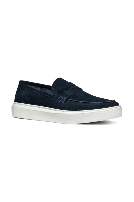Geox mokasyny zamszowe U DEIVEN U455WC.00022.C4002 granatowy SS24