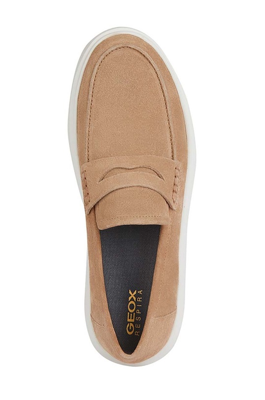 Geox mocasini din piele intoarsa U DEIVEN U455WC.00022.C6018 maro