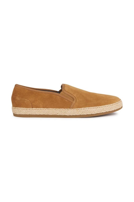 Geox espadrile din piele intoarsa U PANTELLERIA textil maro U25DWA.00022.C6018