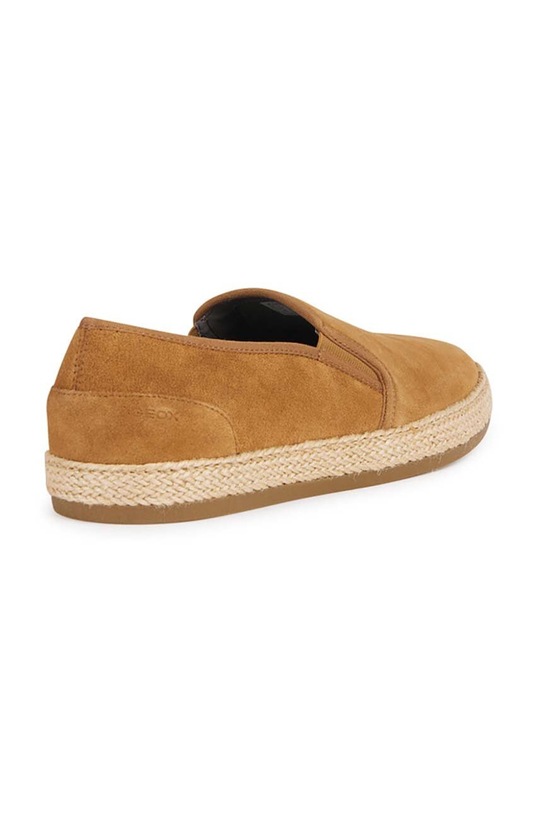 Încălțăminte Geox espadrile din piele intoarsa U PANTELLERIA U25DWA.00022.C6018 maro