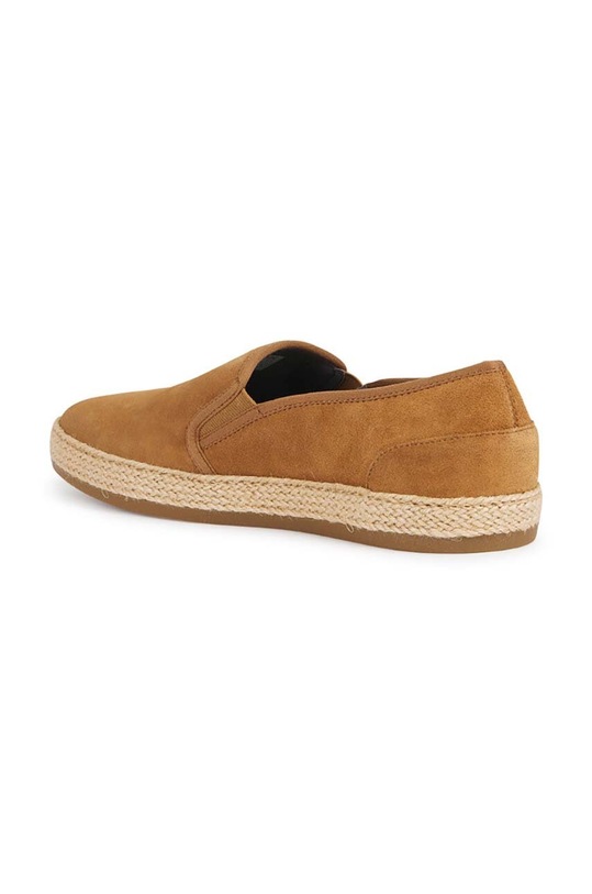 Geox espadrile din piele intoarsa U PANTELLERIA maro U25DWA.00022.C6018