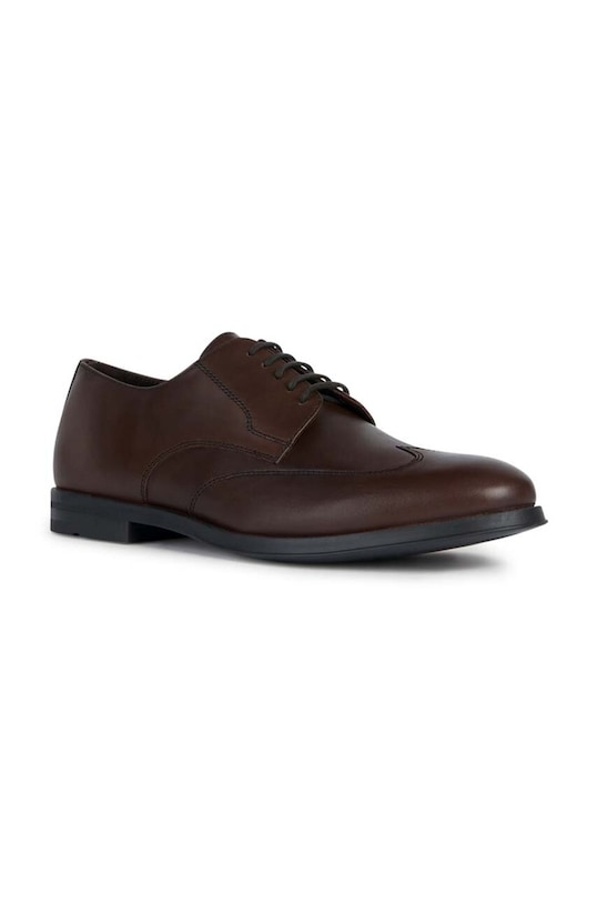 Geox pantofi de piele U DECIO U36FXD.00043.C6006 maro SS24