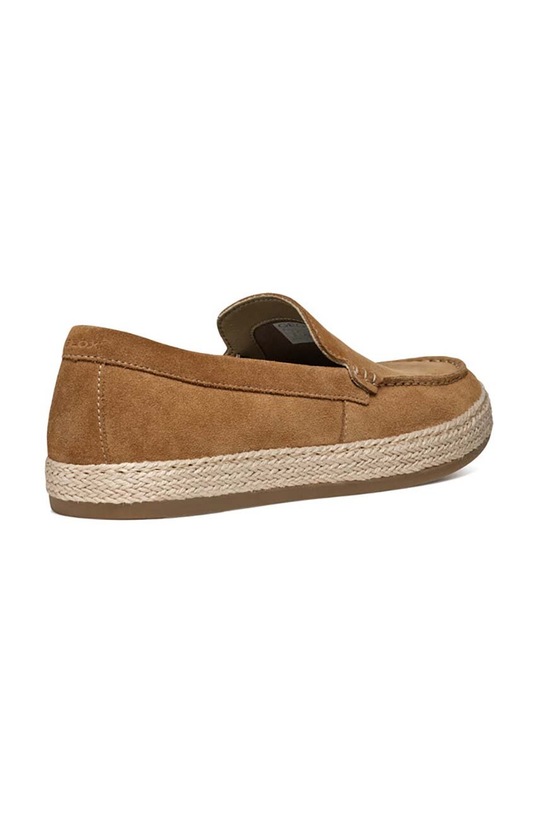 Încălțăminte Geox espadrile din piele intoarsa U PANTELLERIA U45DWB.00022.C6018 maro