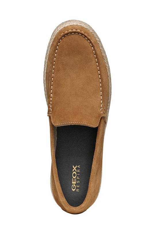 Geox espadrile din piele intoarsa U PANTELLERIA U45DWB.00022.C6018 maro