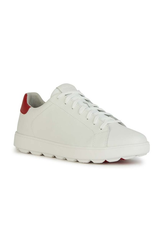 Geox sneakersy skórzane U SPHERICA ECUB-1 U45GPA.0009B.C0050 biały SS24