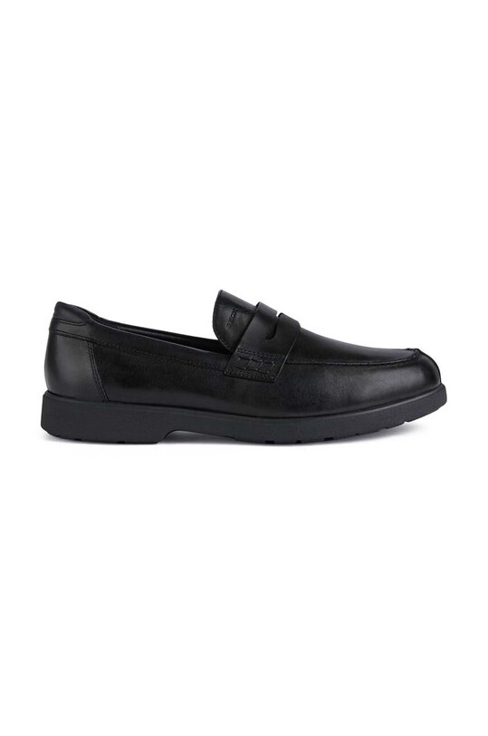 Kožené mokasíny Geox U SPHERICA EC11 elegantné čierna U25EFC.00043.C9999