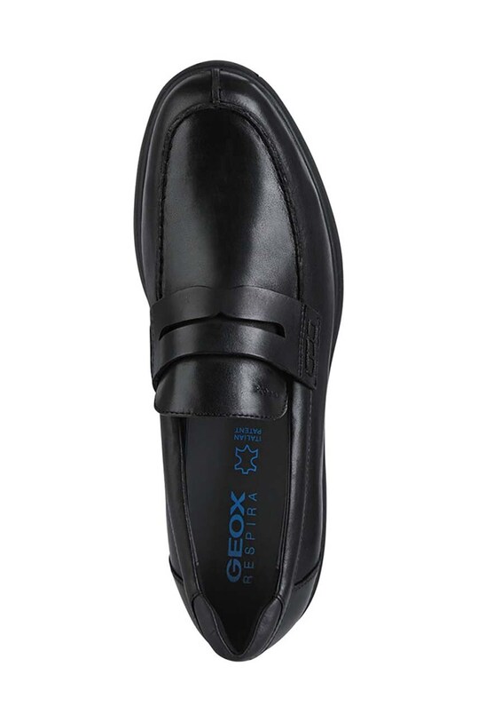 Geox mokasyny skórzane U SPHERICA EC11 U25EFC.00043.C9999 czarny