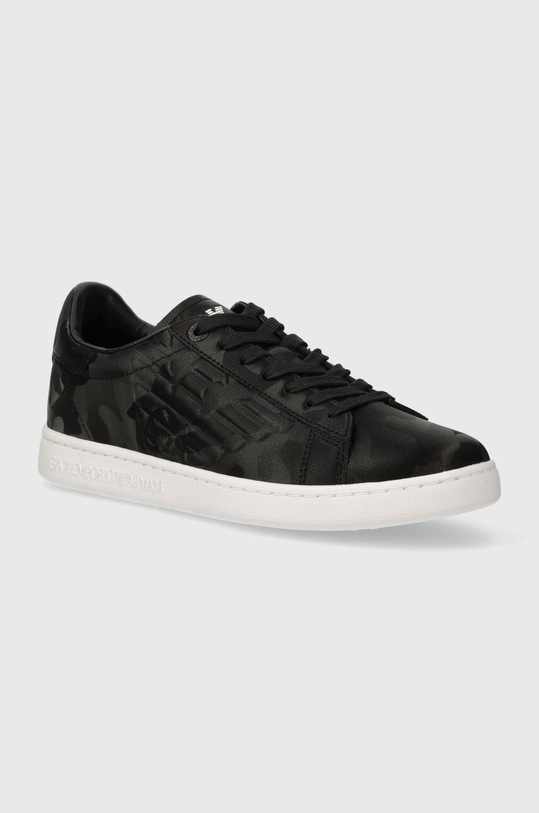 EA7 Emporio Armani sneakers in pelle bassa nero XK375.X8X001.N181
