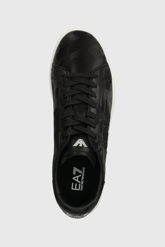 Kožené sneakers boty EA7 Emporio Armani černá XK375.X8X001.N181