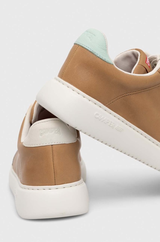 Obuwie Camper sneakersy skórzane TWS K100743.038 brązowy