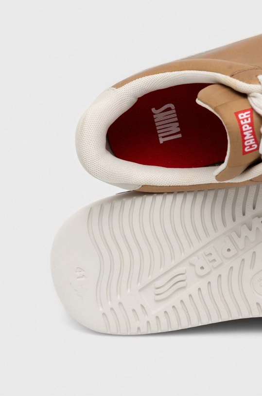 Camper sneakersy skórzane TWS K100743.038 brązowy