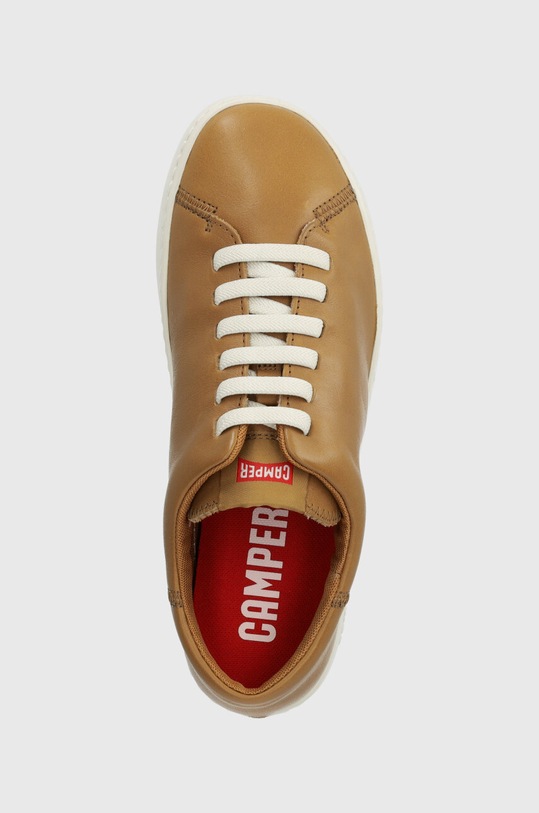 Obuwie Camper sneakersy skórzane Peu Touring K100479.049 brązowy