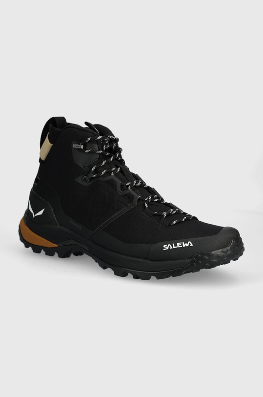 Παπούτσια Salewa Puez Mid Powertex χωρίς μόνωση μαύρο 00.0000061438