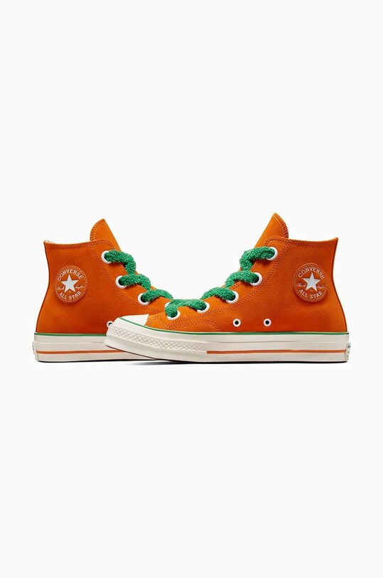 Converse scarpe da ginnastica in camoscio Converse x Wonka Chuck 70 Oompa Loompa A08152C
