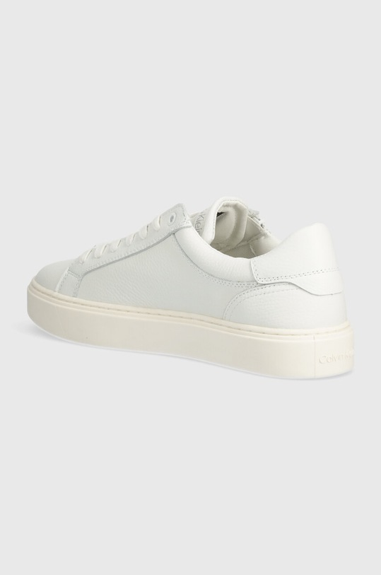 Παπούτσια Δερμάτινα αθλητικά παπούτσια Calvin Klein LOW TOP LACE UP W/ZIP HM0HM01475 λευκό