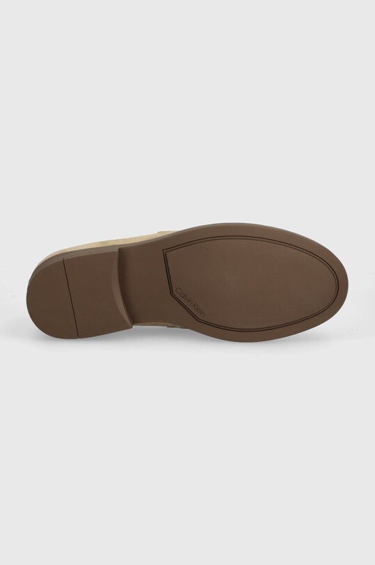 Замшеві мокасини Calvin Klein MOCCASIN SUEDE HM0HM01469 бежевий