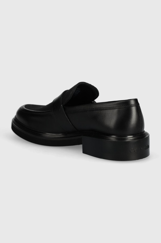 Obuv Mokasíny Calvin Klein MOCCASIN ICONIC PLAQUE JAQ MONO HM0HM01458 čierna
