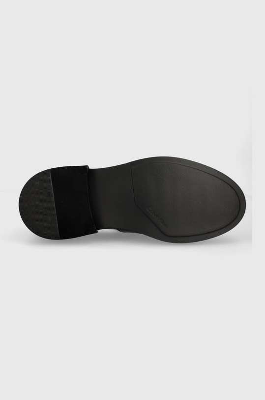 Mokasíny Calvin Klein MOCCASIN ICONIC PLAQUE JAQ MONO HM0HM01458 čierna