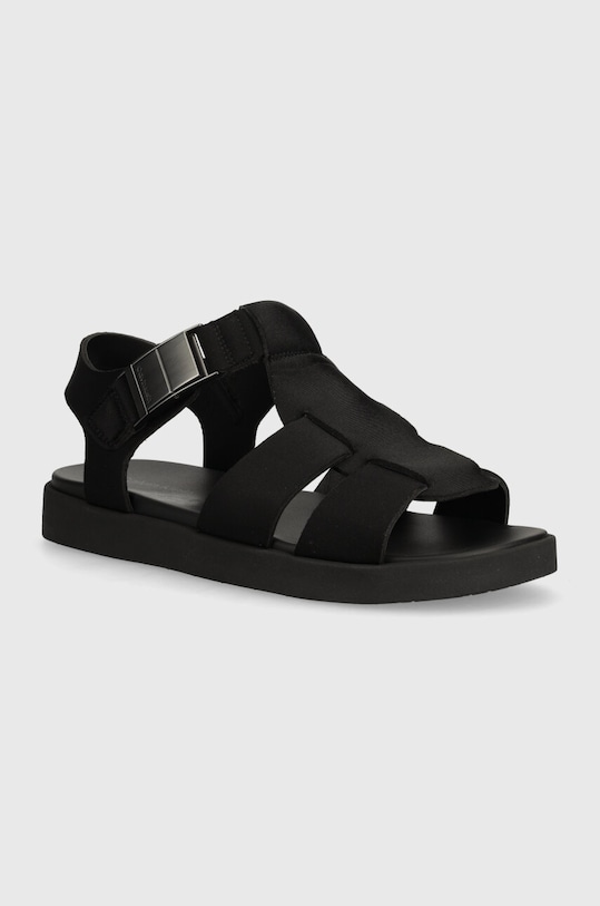 Σανδάλια Calvin Klein FISHERMAN SANDAL NEO Planet friendly μαύρο HM0HM01415