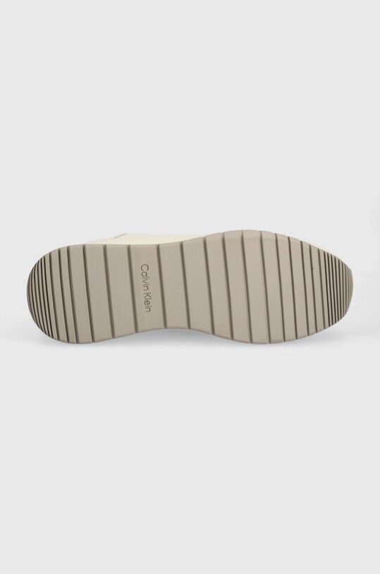 Calvin Klein sneakers LOW TOP LACE UP MIX HM0HM01403 bej