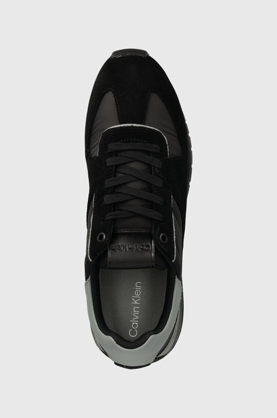 Calvin Klein sneakersy LOW TOP LACE UP MIX czarny HM0HM01403