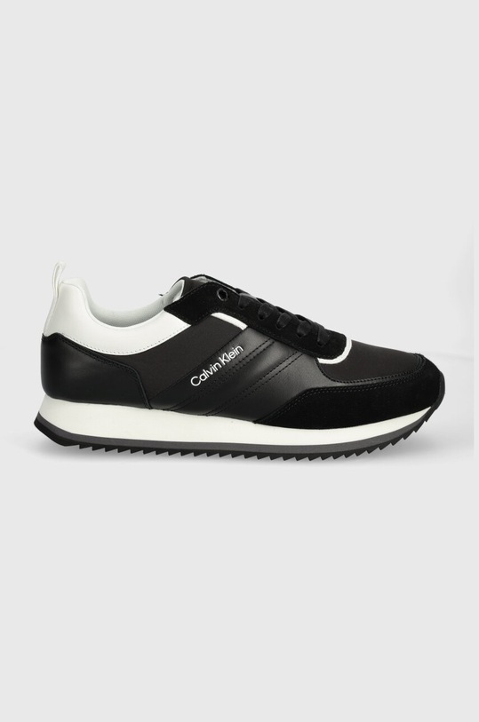 Calvin Klein sneakersy LOW TOP LACE UP MIX HM0HM01399 czarny SS24