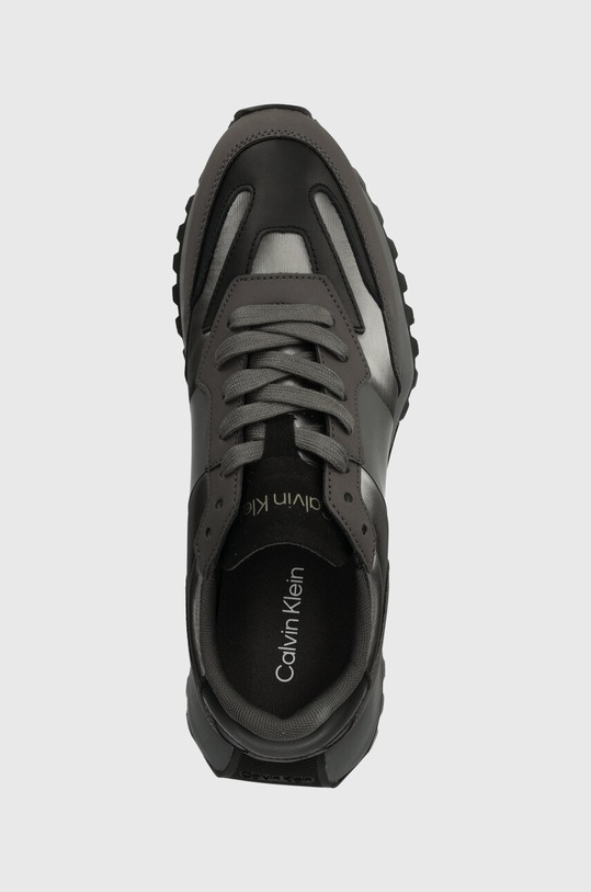 Calvin Klein sneakersy LOW TOP LACE UP SHINE szary HM0HM01392